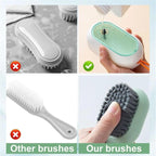 1/2PCS Multifunction Cleaning Shoe Brush Soft Automatic Liquid Shoe Brush Long Handle Clothes Soap Brush With Hook Clean Tool