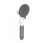10 Spray Filtered Shower Head High-Pressure Handheld Water Saving Showerhead Fall Resistance Black White Bathroom Shower Nozzle