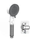 10 Spray Filtered Shower Head High-Pressure Handheld Water Saving Showerhead Fall Resistance Black White Bathroom Shower Nozzle