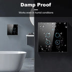 1 2 3 4 Gang WiFi RF 433mhz Touch Wall Light Smart Wireless with Switch Button 220V with no Neutral EU Tuya Alexa Google