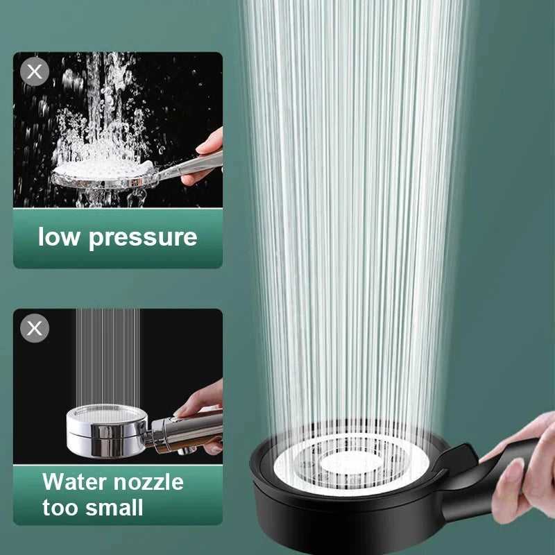 5 Modes High Pressure Showerhead Portable Filter Rainfall Faucet